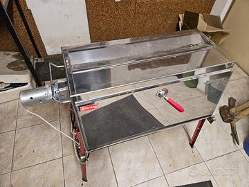 Girarrosto Spiedo Bresciano Inox 70cm a 4 lance