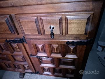 credenza in legno spagnolo e 6 sedie