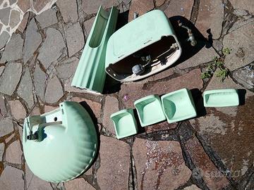 Lavabo scarico e accessori Cesame di colore verde