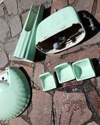 Lavabo scarico e accessori Cesame di colore verde