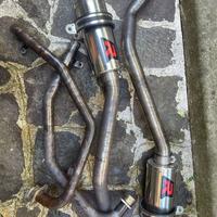 Scarico dominator Yamaha xt660 motard