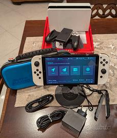 Nintendo Switch Oled 64gb+128gb Micro Sd+Accessori