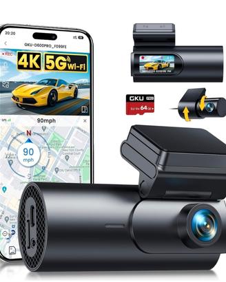 Dash cam auto 4K fronte/retro  D600Pro - Nuova