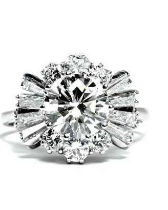 Anello solitario  2.50ct