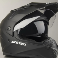 Casco enduro strada mod. acerbis reactive nero 2