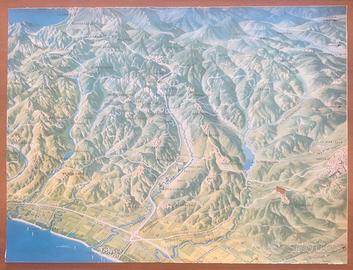 Mappa orografica Basilicata