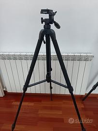 Canon 350D + obiettivi + zaino + cavallletto