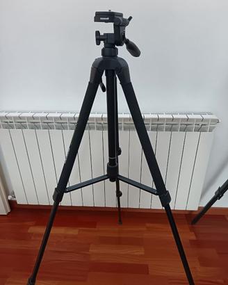 Canon 350D + obiettivi + zaino + cavallletto