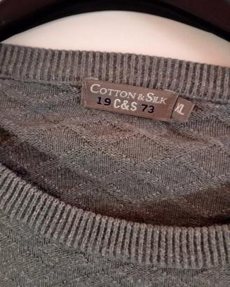 COTTON E SILK MAGLIONE 