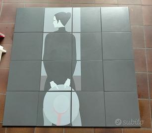 Marazzi,decoro"Donna con cappello"di A.Dalla Costa