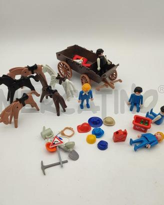 PLAYMOBIL PLAYSET MISTO CON CAVALLI