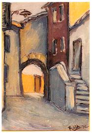 Pietro Rosa "Paesaggio in val di vara"