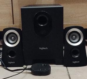 casse pc 2.1 Logitech Z323 potenza 25W rms 50W