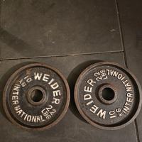 Dischi originali Weider 10kg