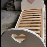 Letto bambina in legno massello