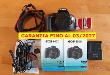 📸 Canon EOS 600D – GARANZIA fino al 03/2027