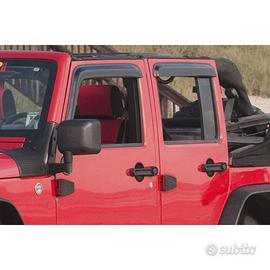 Deflettori antiturbo anti turbo JEEP Wrangler JK 4