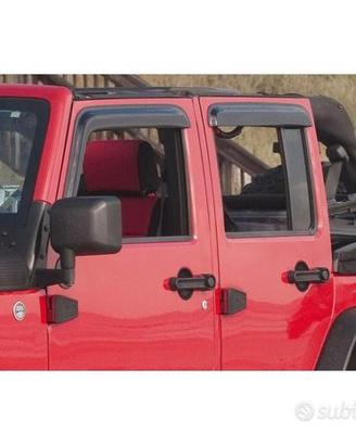 Deflettori antiturbo anti turbo JEEP Wrangler JK 4