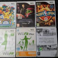 Lotto giochi originali console Nintendo Wii