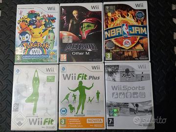 Lotto giochi originali console Nintendo Wii