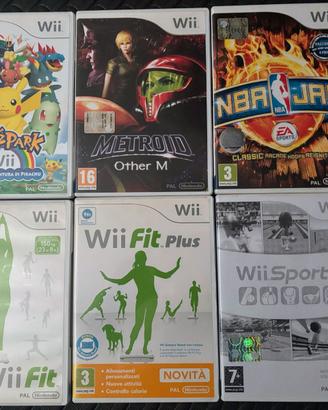Lotto giochi originali console Nintendo Wii