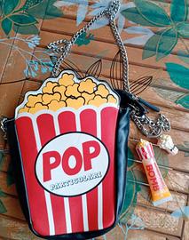 Tracolla a forma di sacchetto pop-corn!🍿