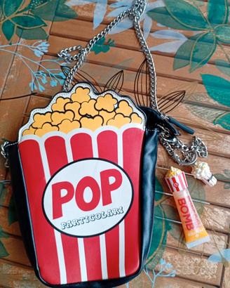 Tracolla a forma di sacchetto pop-corn!🍿