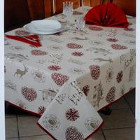 Tovaglie 6 posti, 140x180, 100% cotone