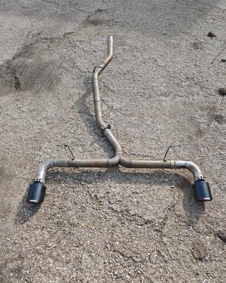 Scarico diretto inox Alfa romeo Giulia 2.2