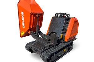 Mini Dumper cingolato idrostatico,scarico laterale