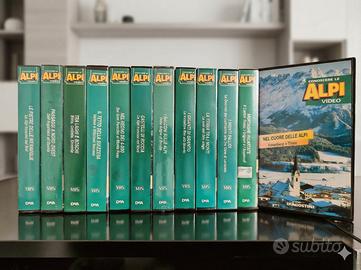DeAgostini, Conoscere le Alpi, 12 VHS, completa
