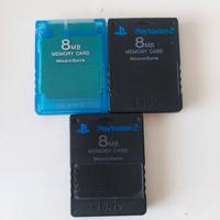 LOTTO MEMORY CARD ORIGINALI PS2 PLAYSTATION 