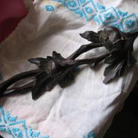 Tralcio Frutta e Foglie Legno del'900