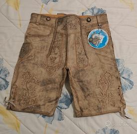 Pantaloni corti da uomo in pelle Oktoberfest 46