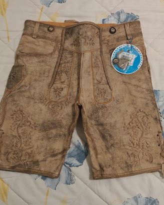 Pantaloni corti da uomo in pelle Oktoberfest 46