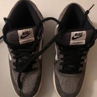 Scarpe alte Nike Renzo bianche grigie