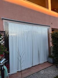 Tenda a rullo trasparente