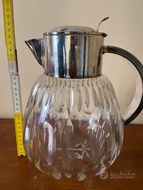 Brocca vetro e silver D.R.G.M.