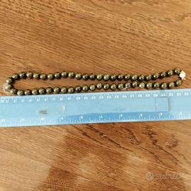 COLLANA PERLE IN GIADA