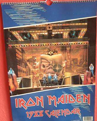 Iron maiden calendario 1988