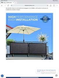 Pannello solare da balcone Flysolartech 700w