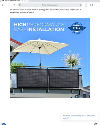 Pannello solare da balcone Flysolartech 700w