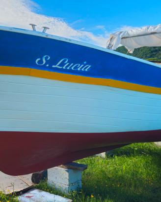 Gozzo in legno 7 mt  volvo penta .