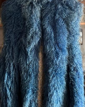Cappotto smanicato Mongolia double face