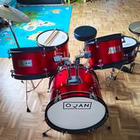 batteria acustica per bambini