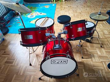 batteria acustica per bambini