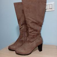 Stivali alti marrone chiaro/taupe  n°40