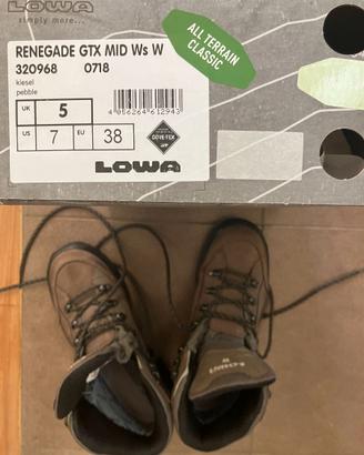 Scarpe da trekking LOWA Renegade Evo GTX Wide 38