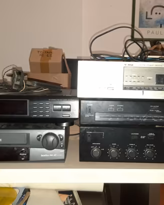 hi fi - radio amplificatore videoregistratore