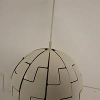 Lampadario ikea a sfera